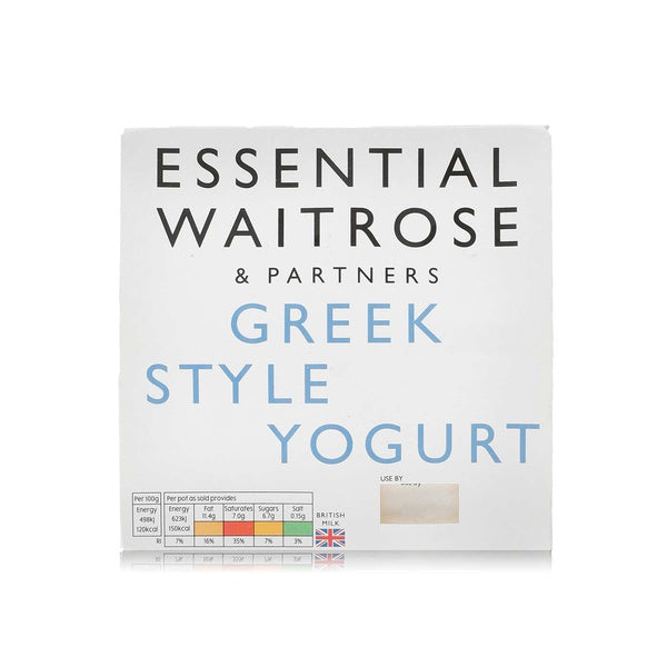 Essential Waitrose Greek style yogurt 500g