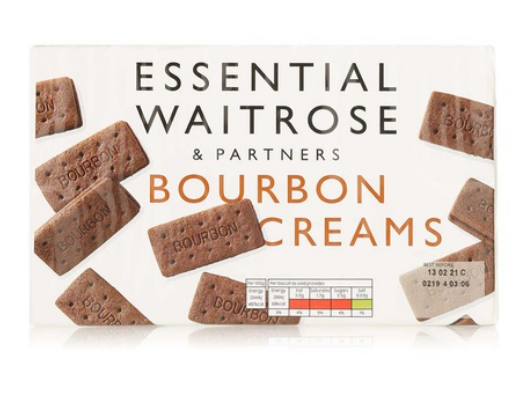 Essential Waitrose bourbon creams 400g