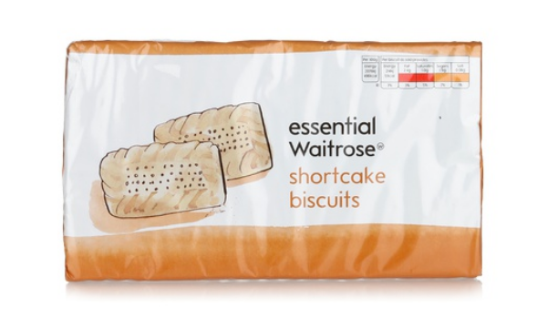 Essential Waitrose shortcake biscuits 400g