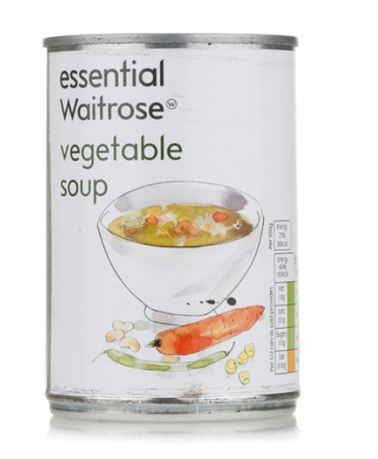 Essential Waitrose vegetable soup 400g