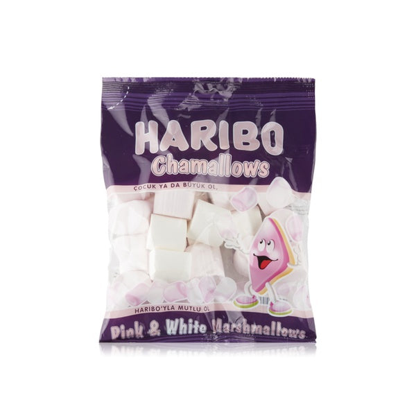 Haribo pink and white chamallows 150g