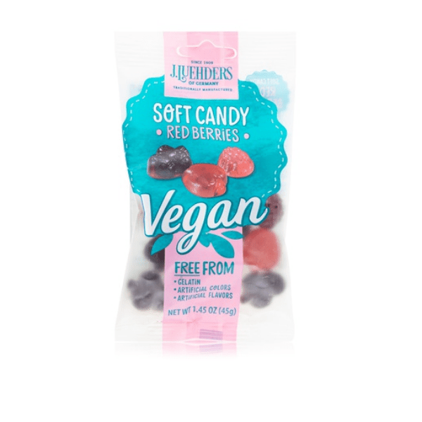 J.Luehders vegan candy red berries 45g