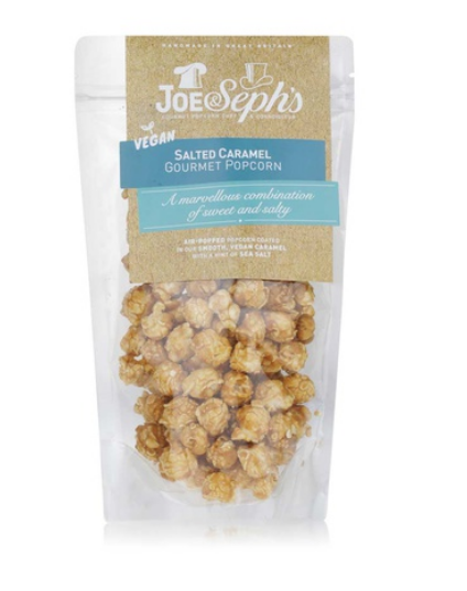 Joe & Seph\'s vegan salted caramel gourmet popcorn 80g