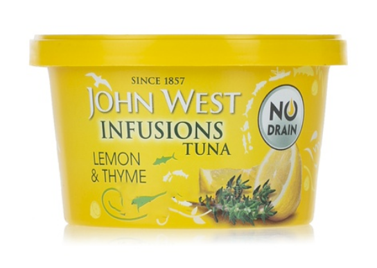 John West tuna infusions with lemon and thyme 80g