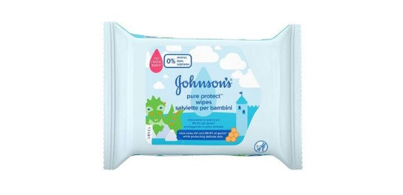 Johnson’s Kids Wipes Pure Protect 25 Wipes
