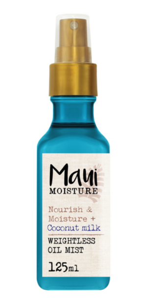 Maui Moisture - Hair Mist, Nourish & Moisture + Coconut Milk, Weightless Oil Mist, 125