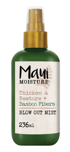 Maui Moisture - Hair Mist, Thicken & Restore + Bamboo Fibers, Blow Out Mist, 236Ml