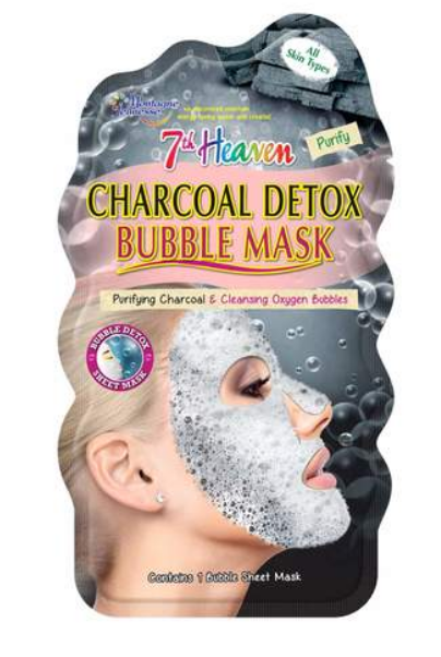 Montagne Jeunesse 7th Heaven Charcoal Detox Bubble Sheet Mask
