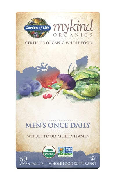 Mykind Organics Men\'s Once Daily 60 Vegan Tablets