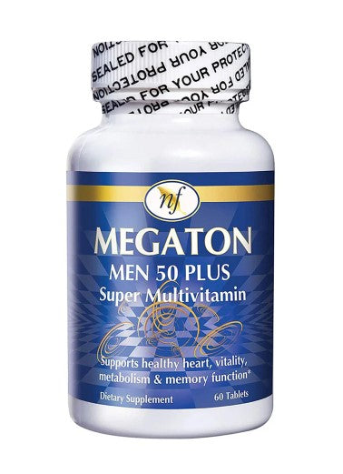 Natural Fervor Megaton Men 50 Plus Super Multivitamin Tablets 60\'s