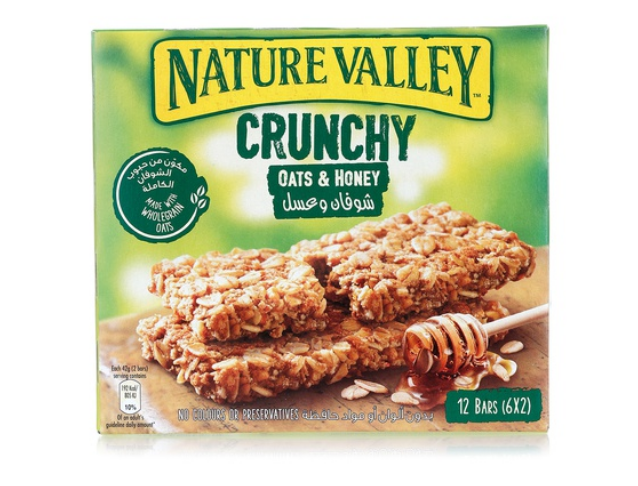 Nature Valley oats and honey bars X12