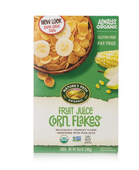 Nature\'s Path fruit juice corn flakes 300g