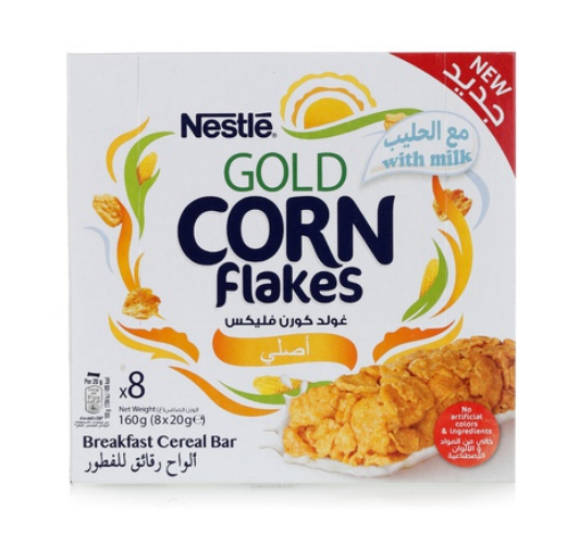 Nestle gold cornflakes bar 20g X8