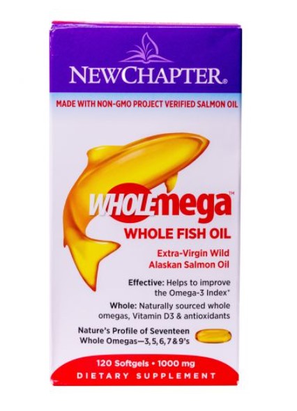 New Chapter Wholemega Fish Oil 120 Capsules
