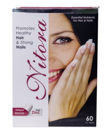 Nitora Essential Nutrients For Hair & Nails 60 Tablets