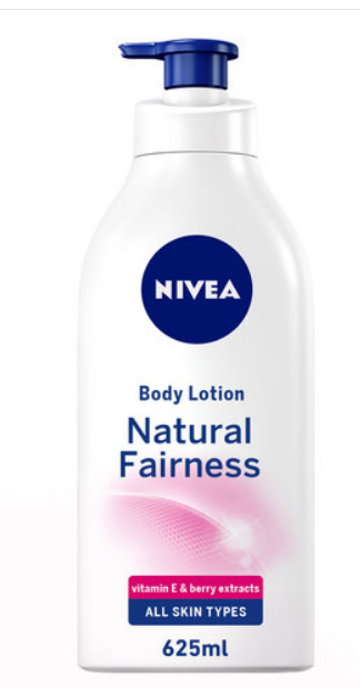 Nivea Body Care Body Lotion Natural Fairness Dry Skin 625ml