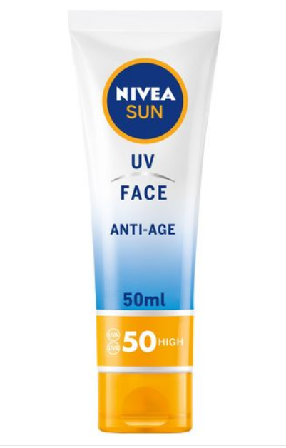 Nivea Sun Cream UV Face Anti-Age SPF50 50ml