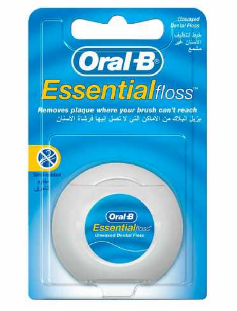 Oral-B Essential Floss Unwaxed 50m