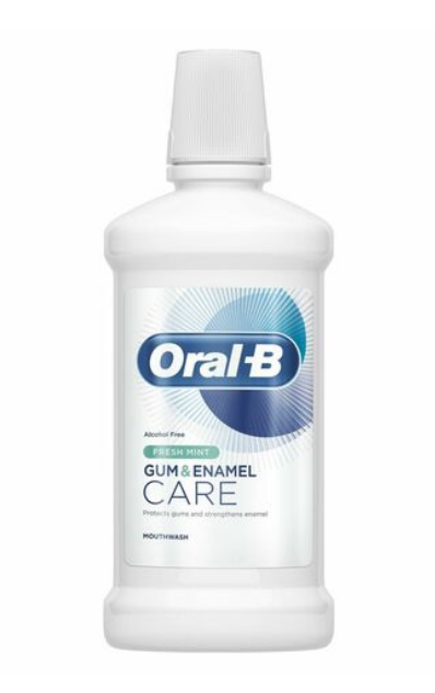 Oral-B Gum & Enamel Care Fresh Mint Mouthwash 500ml