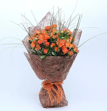 Oranage Spray Roses Bouquet