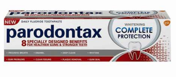 Parodontax Complete Protection Whitening Toothpaste 75ml