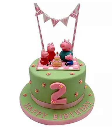 Peppa Pig Celebration Chocolate Cake