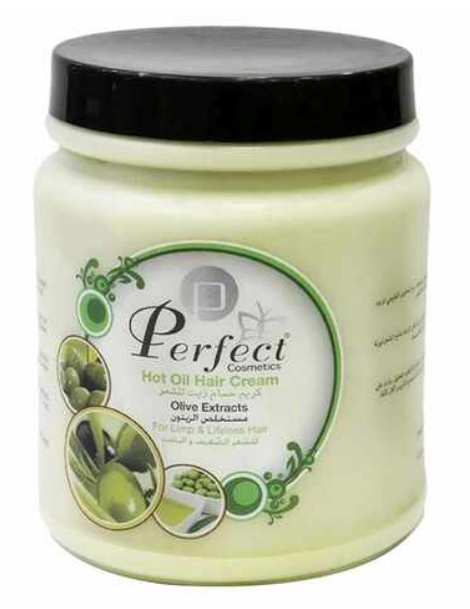 Perfect Hot Oil Hair Cream With Olive Extracts q1000ml