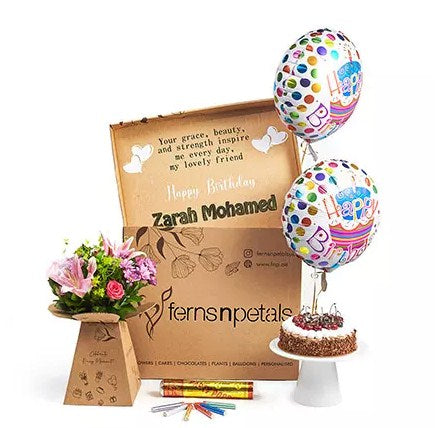 Personalised Birthday Wishes With Florals