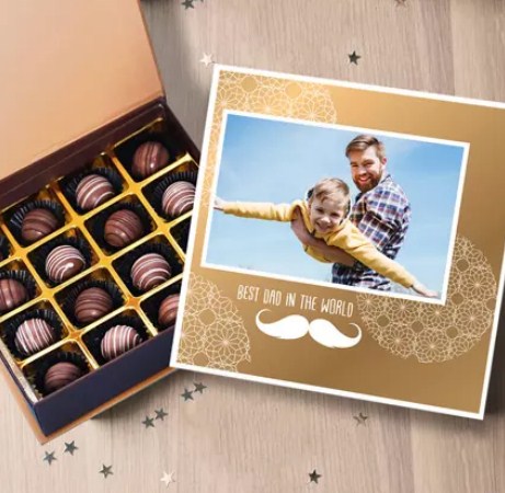 Personalised Chocolated Box For Dad