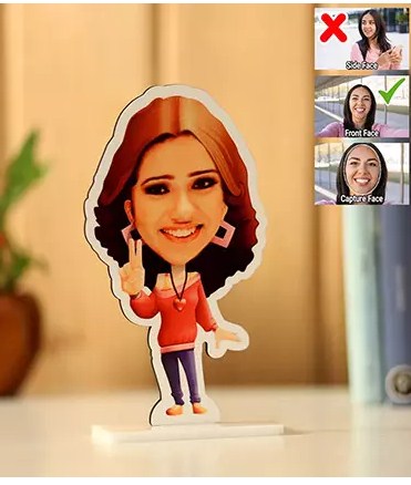 Personalised Girl Caricature