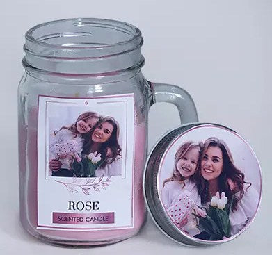Personalised Mason Jar Scented Candle