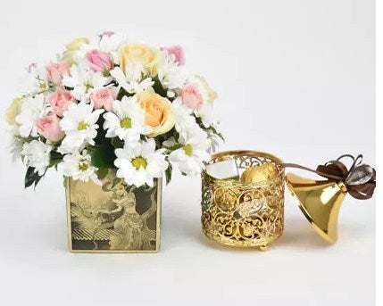 Premium Chocolates with Mid Autumn Florals