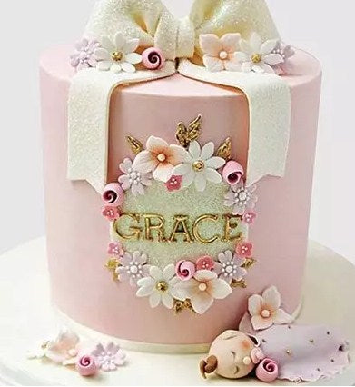 Pretty Bow Chocolate Cake