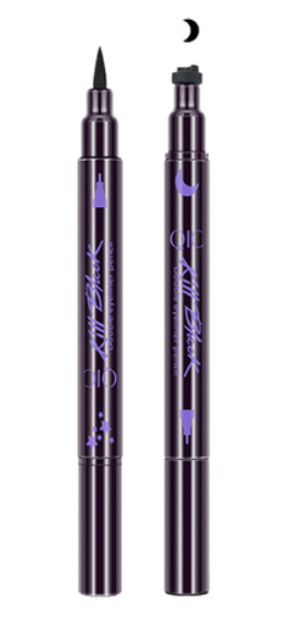 QIC2-Piece Double-head Stamp Liquid Eyeliner Pencil No.3