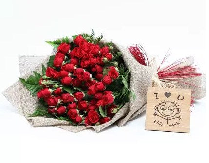 Romantic Affection Baby Rose Bouquet