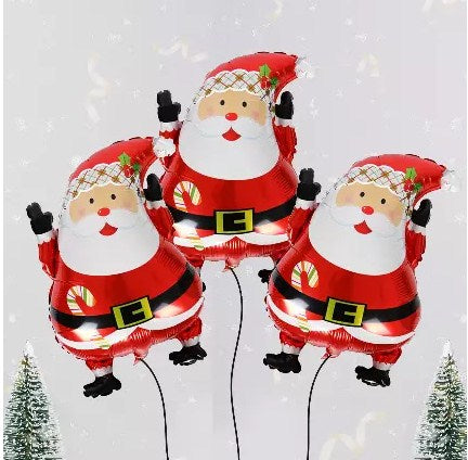 Santa Foil Balloon Set of 3