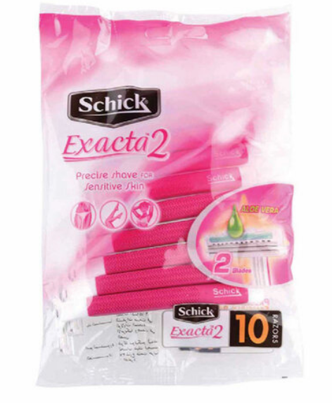 Schick Exacta 2 Sensitive Disposable Razor Pack of 10