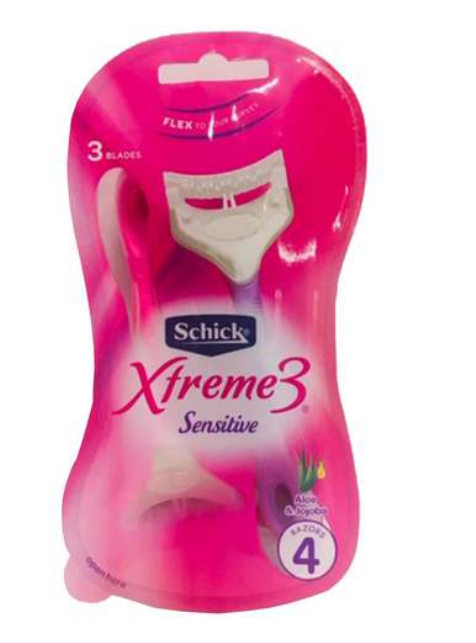 Schick Xtreme 3 Women\'s Disposable Razor Pack of 4