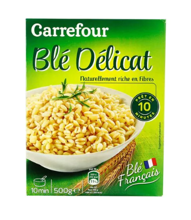 Carrefour Hard Cooked Whole Wheat 500g