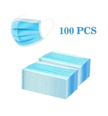 Edragonmall - 100Pcs Disposable Dust Mask Pm2.5 Gauze Mask Breathable Face Mouth Mask For Paint, Gar