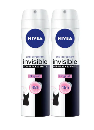 Nivea Natural Fairness Deodorant Spray 150ml x2