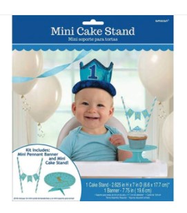 1st Birthday Boy Mini Cake Stand Kit