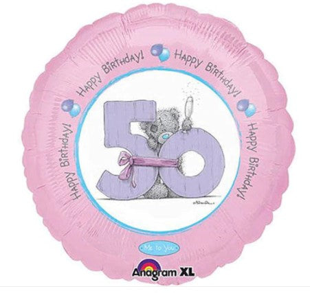 Me To You 50th Birthday Foil Balloon 18in