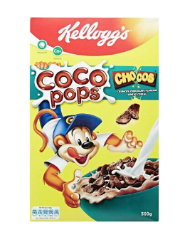 Kellogg\'s Coco Pops Chocos Cereal 500g