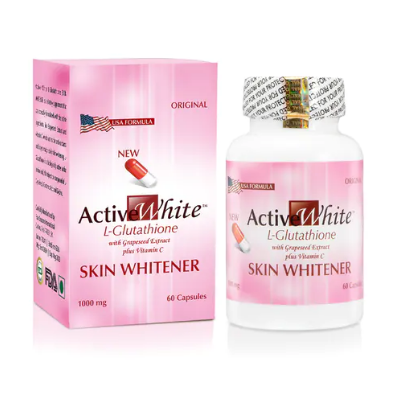 Active White L Glutathione Tablets ( 60 Tablets = 1 Bottle)