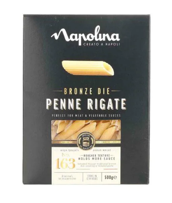 Napolina Bronze Die Rigate Pasta 500g