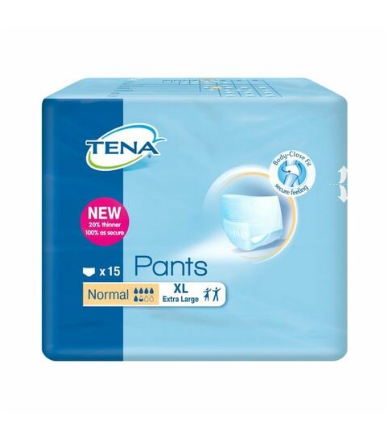 Tena Normal Extra Large Diapers Pants 15 Pieces