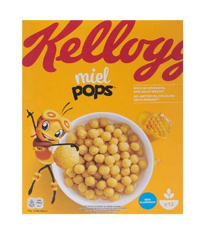 Kellogg\'s Miel Pops Corn Cereals 375g