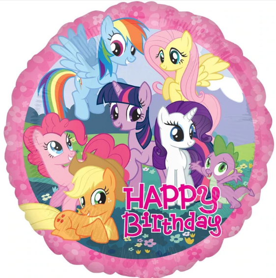 My Little Pony Birthday Foil Balloon 18in