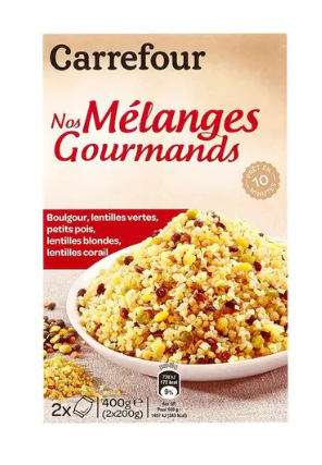 Carrefour Boulgour Dry Veges Mix 200g x2